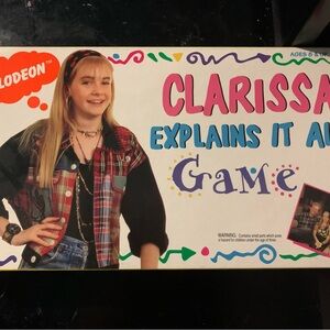 Vintage 1994 Clarissa Explains It All Board Game Missing One Car Card